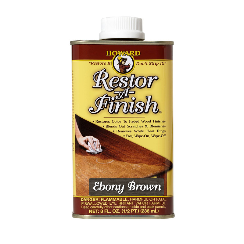 Restor-A-Finish - 8 oz - Finish Color:Ebony Brown